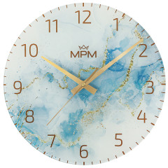 Nástenné hodiny MPM Onyx 4375, 30cm